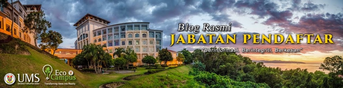 JABATAN PENDAFTAR. UNIVERSITI MALAYSIA SABAH