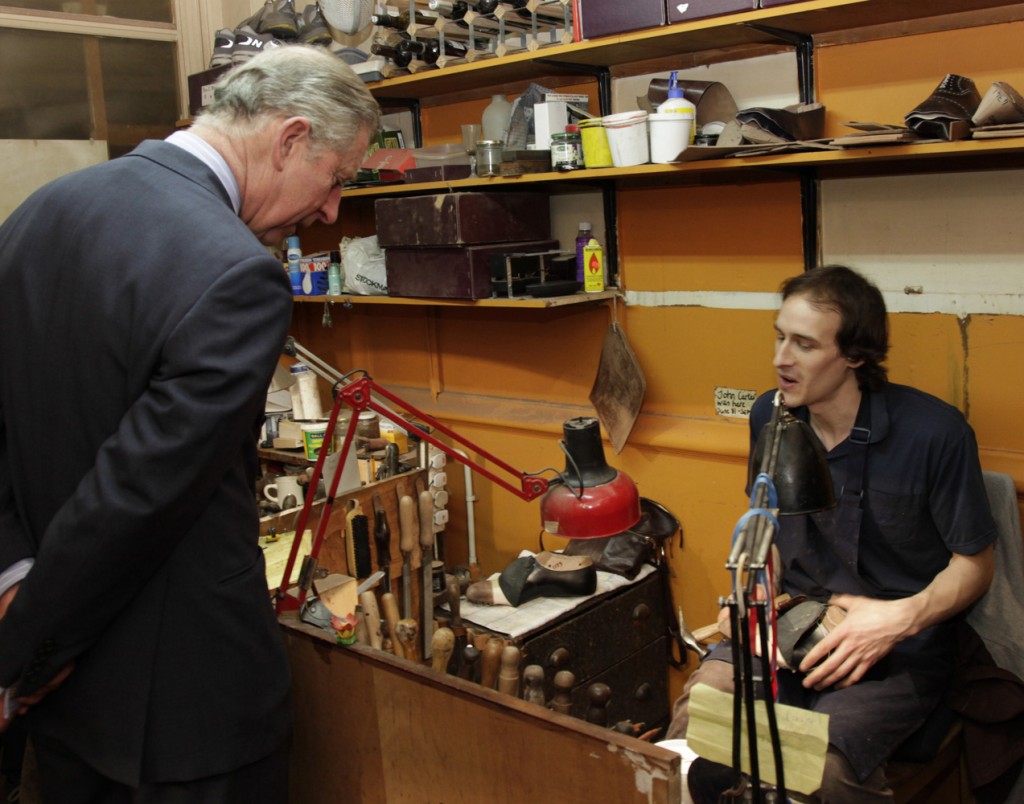 The Shoe AristoCat HRH Prince Charles and his old bespoke shoes