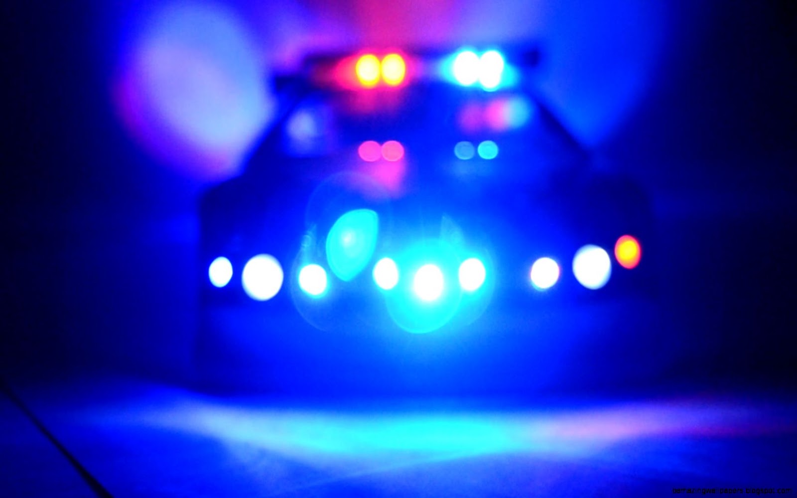 Police Car Lights Flashing Police Car Lights Flashing