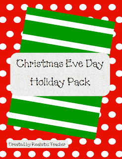 The Best of Teacher Entrepreneurs: FREE MISC. LESSON - “Christmas Eve Day Holiday Pack FREEBIE”