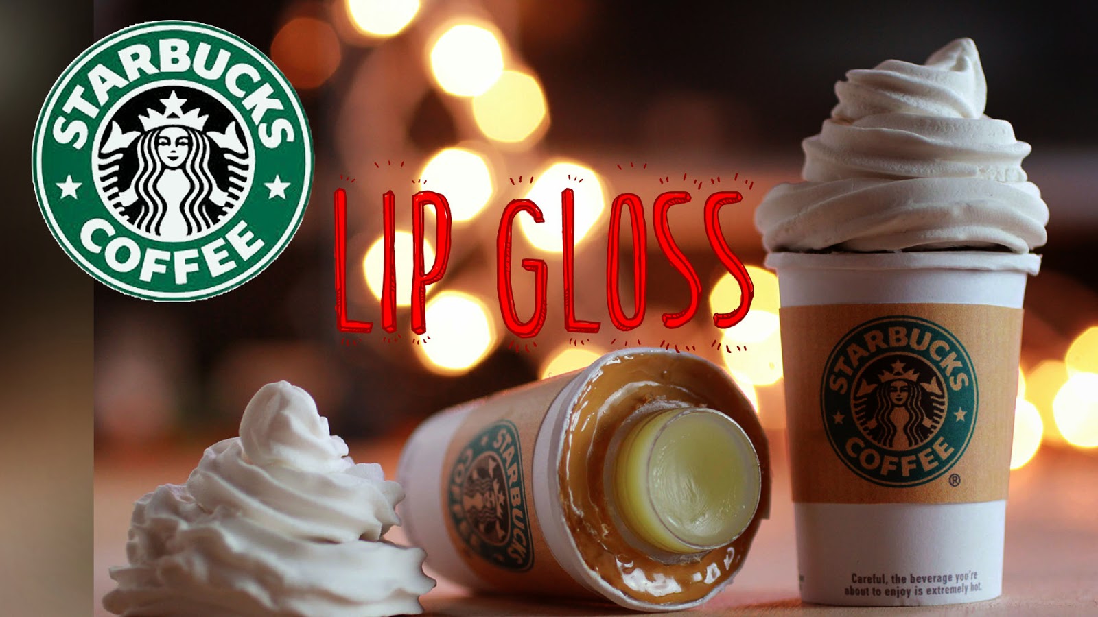 Toni Ellison DIY Starbucks Lip Gloss How To Make Sweet Lip Balm