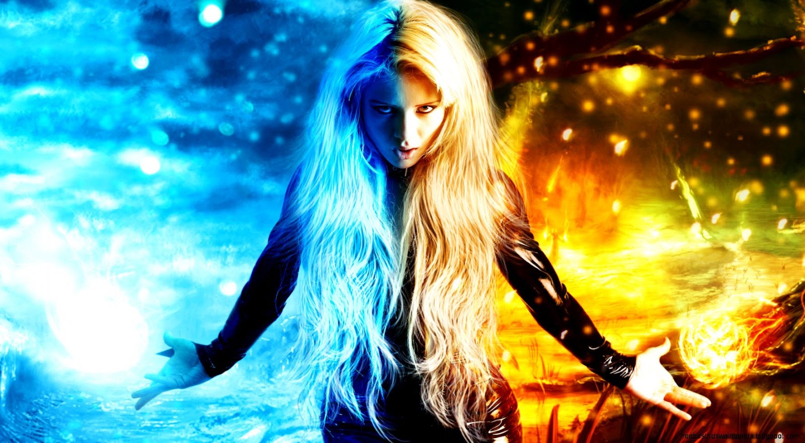 Fire and Ice Girl Fire and Ice Girl