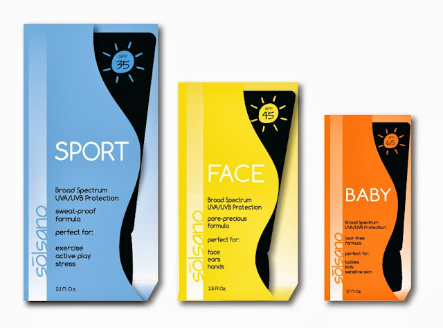 Solsano Brand Sunscreen Product Packaging Eileen Gano egano