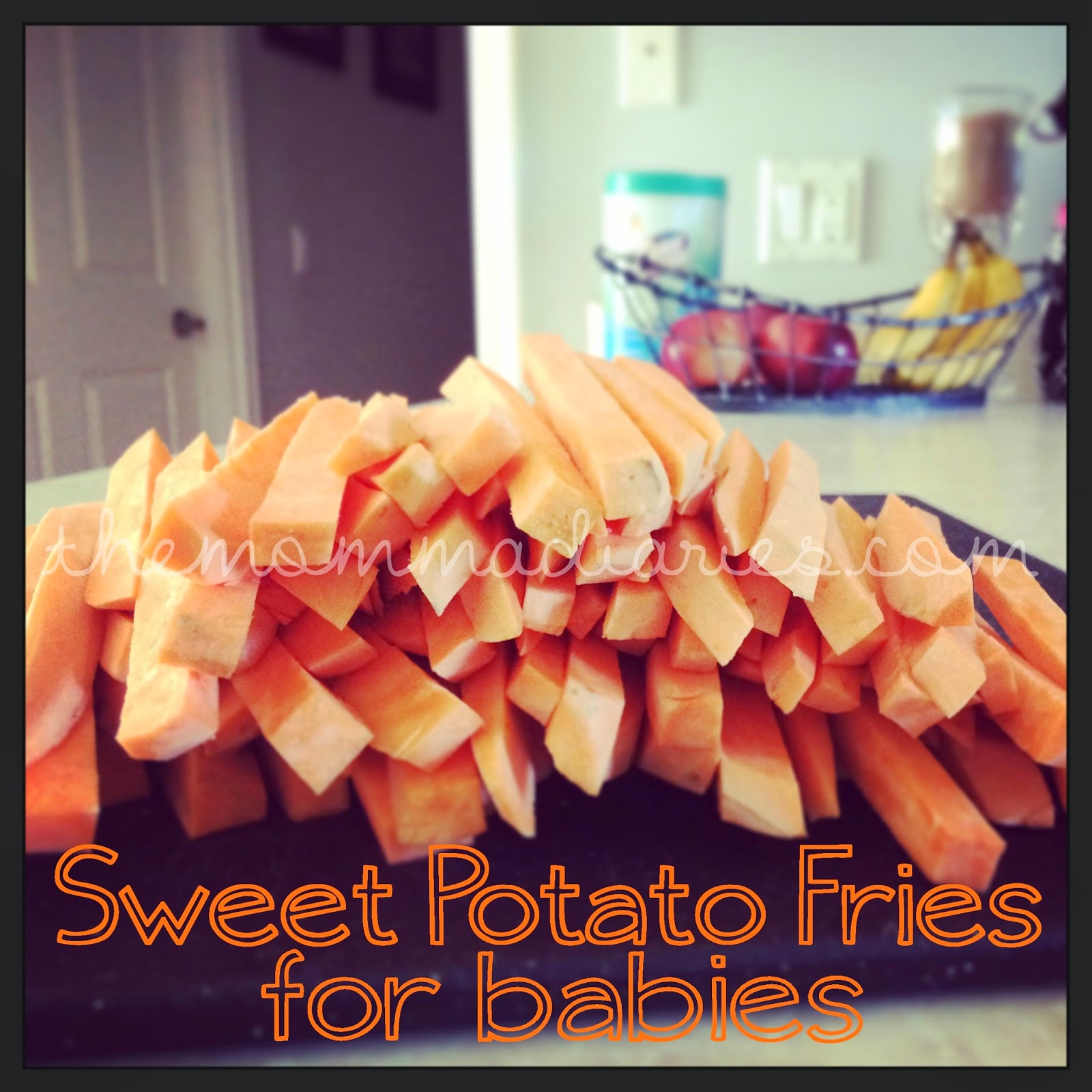 Sweet Potato Fries for Babies Baby Led Weaning Recipe The Momma Diaries