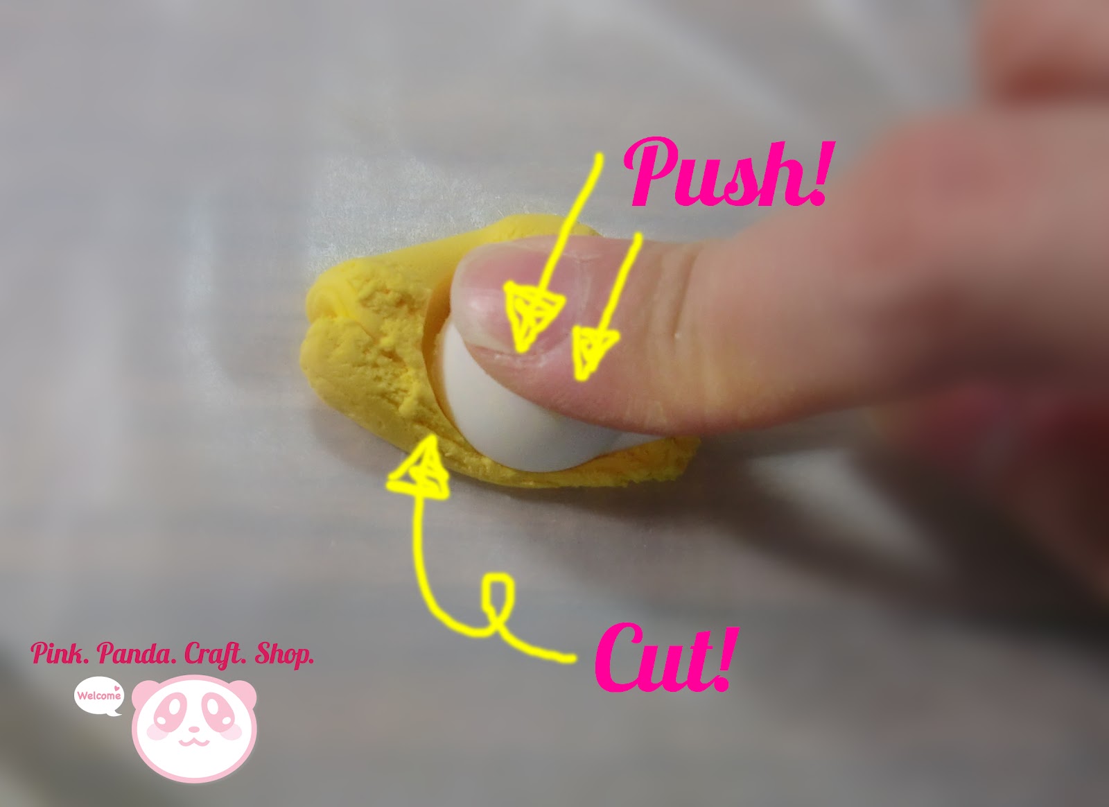 How to make polymer clay icecream scoop