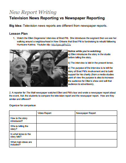 english literacy news paper