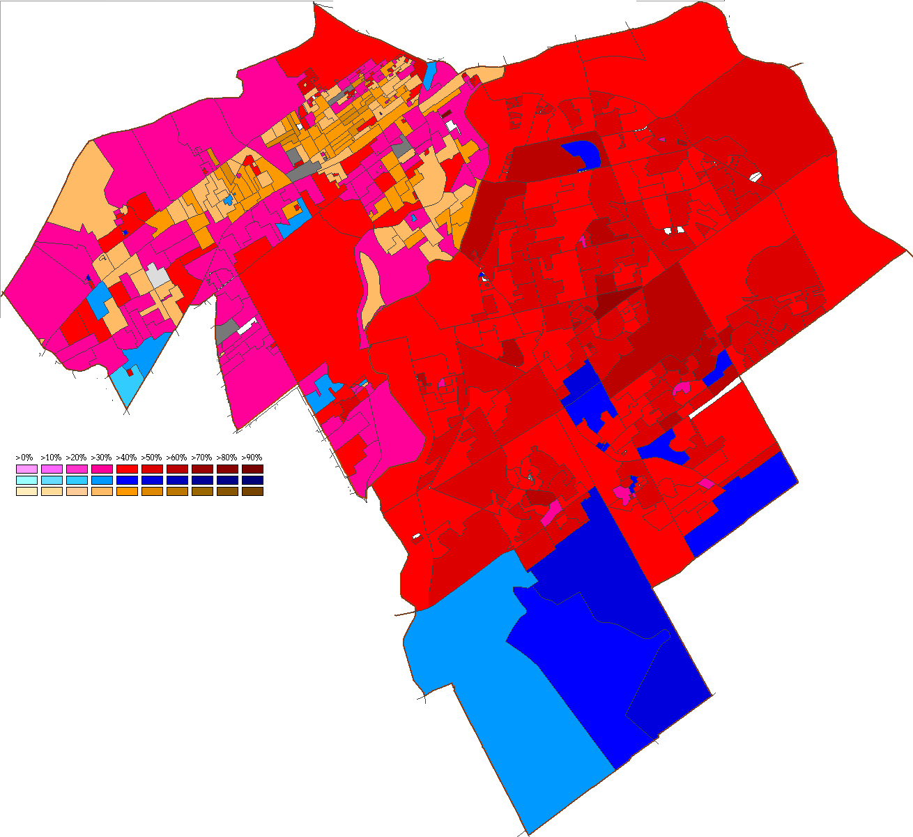 Canadian Election Atlas Provincial poll maps (Ontario)