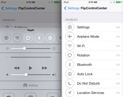 Ryan Petrich Finally Release Beta Of New FlipControlCenter Tweak