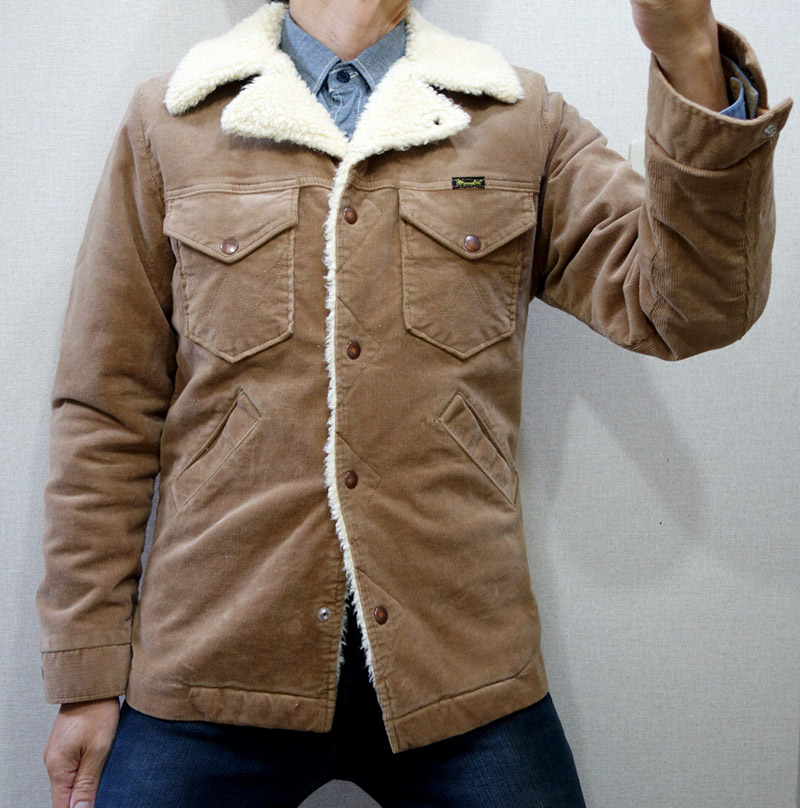 最高品質の wrangler ✖️ beams ボアジャケット wrange coat econet.bi