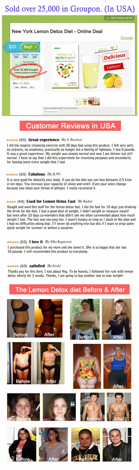 Reviews On The Lemon Detox Diet