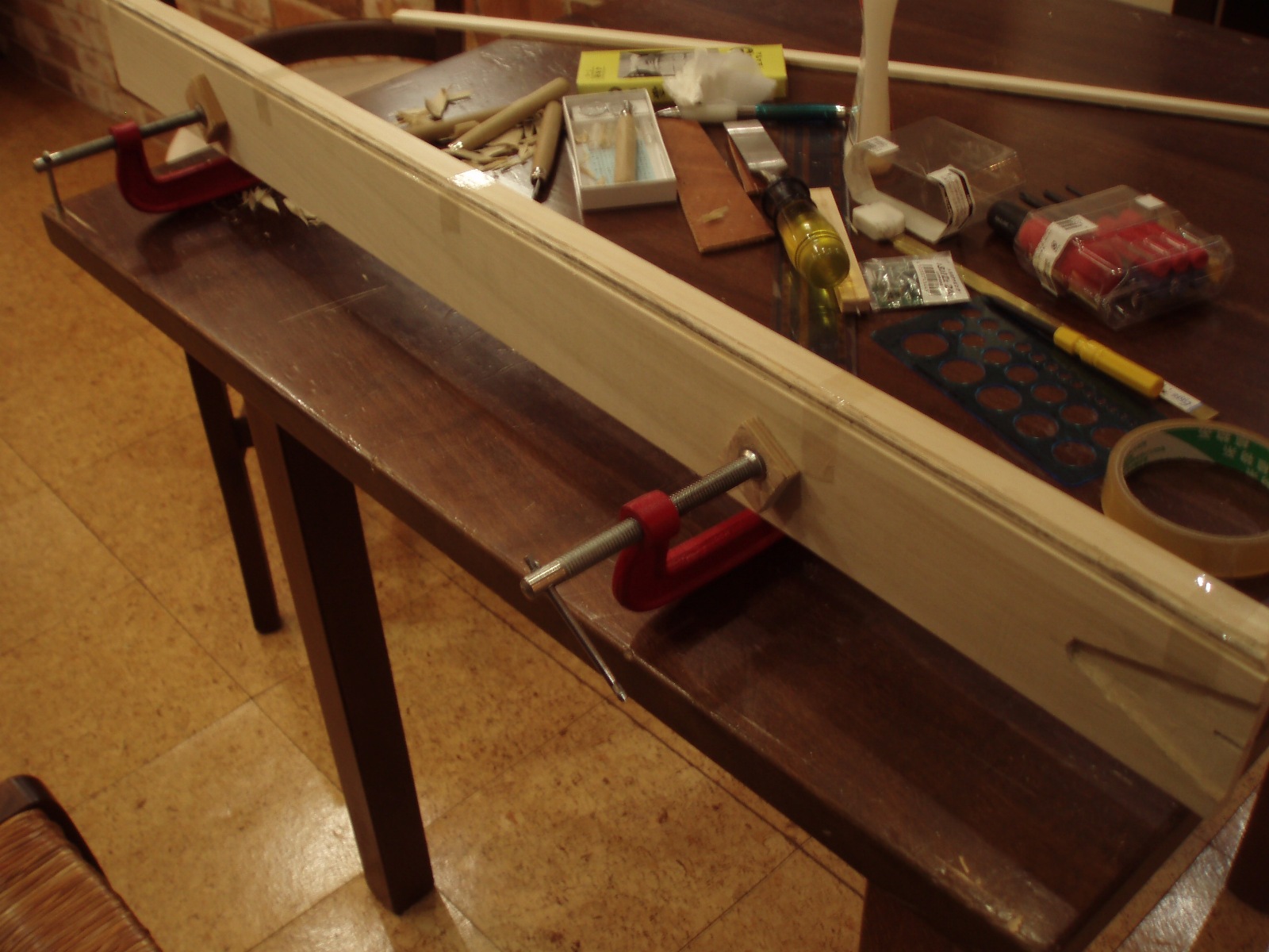 How to make a French Harpsichord jack rail