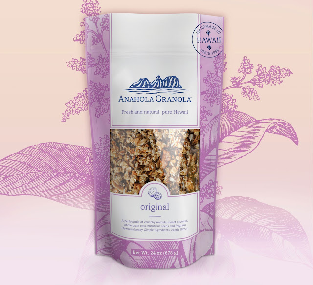 Before & After Anahola Granola on Packaging of the World Creative