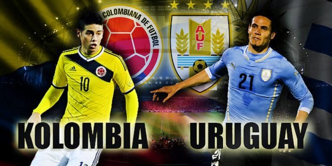 Prediksi Skor (Line-Up) Kolombia vs Uruguay 29 Juni 2014 | Piala Dunia (16 Besar)