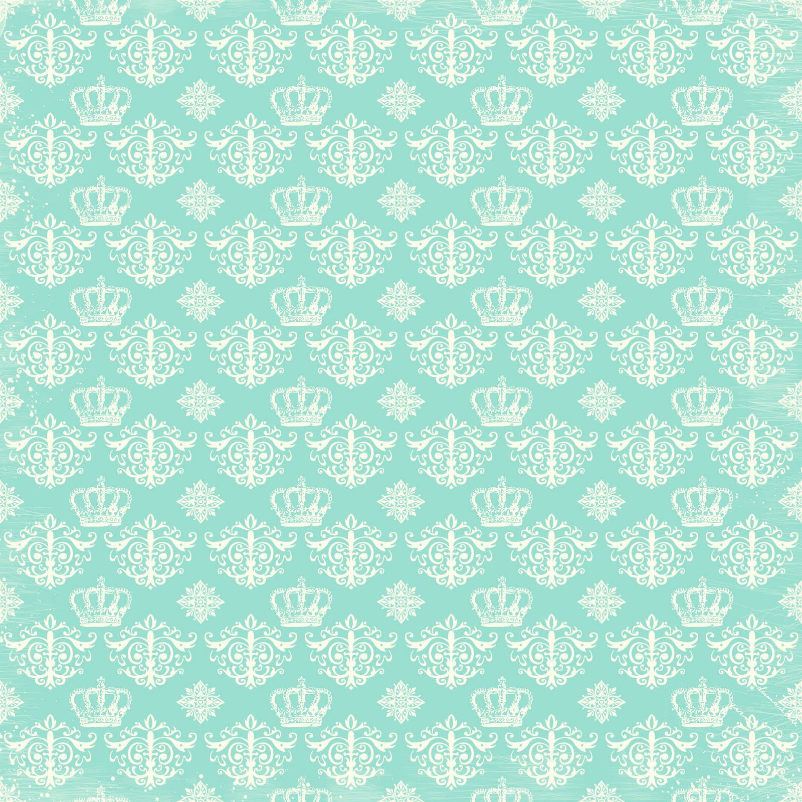 Blue Scrapbook Page