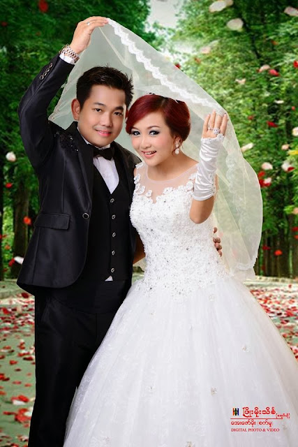 myanmar famous singer wyne su khine thein pre-wedding photo