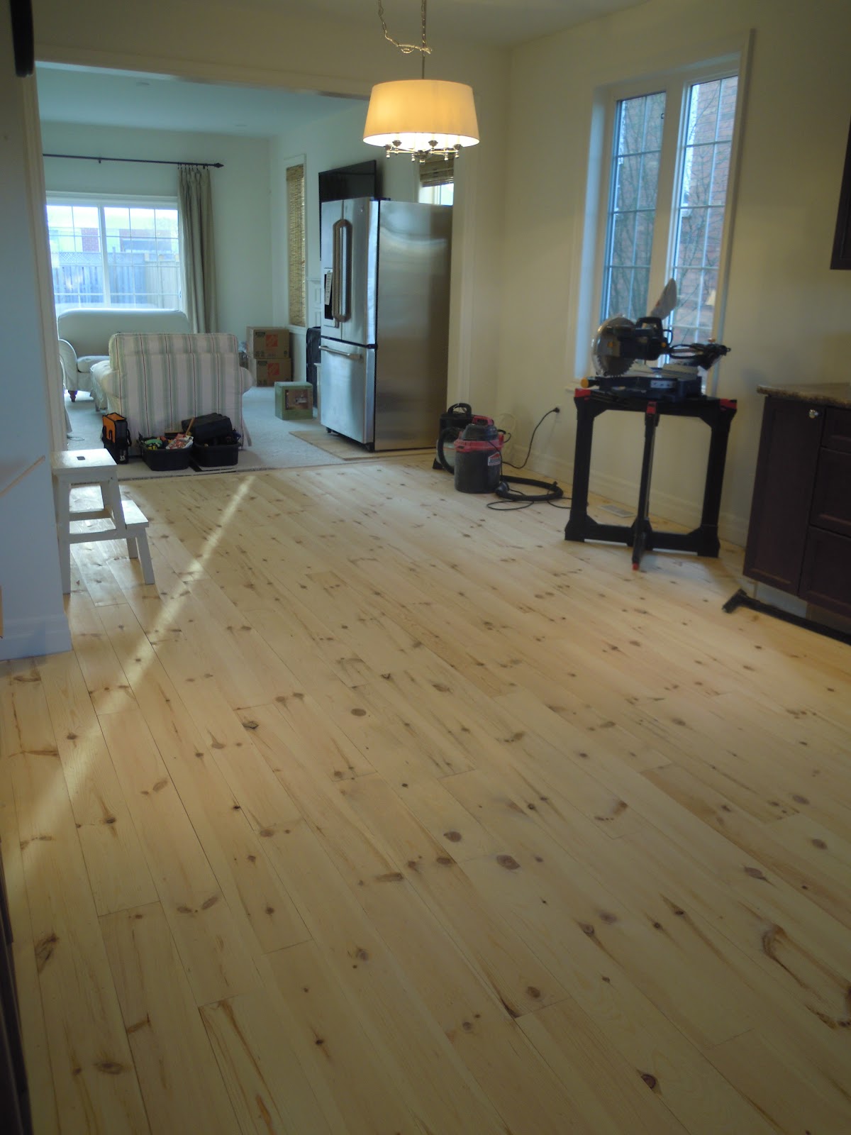White Wood Pine floors