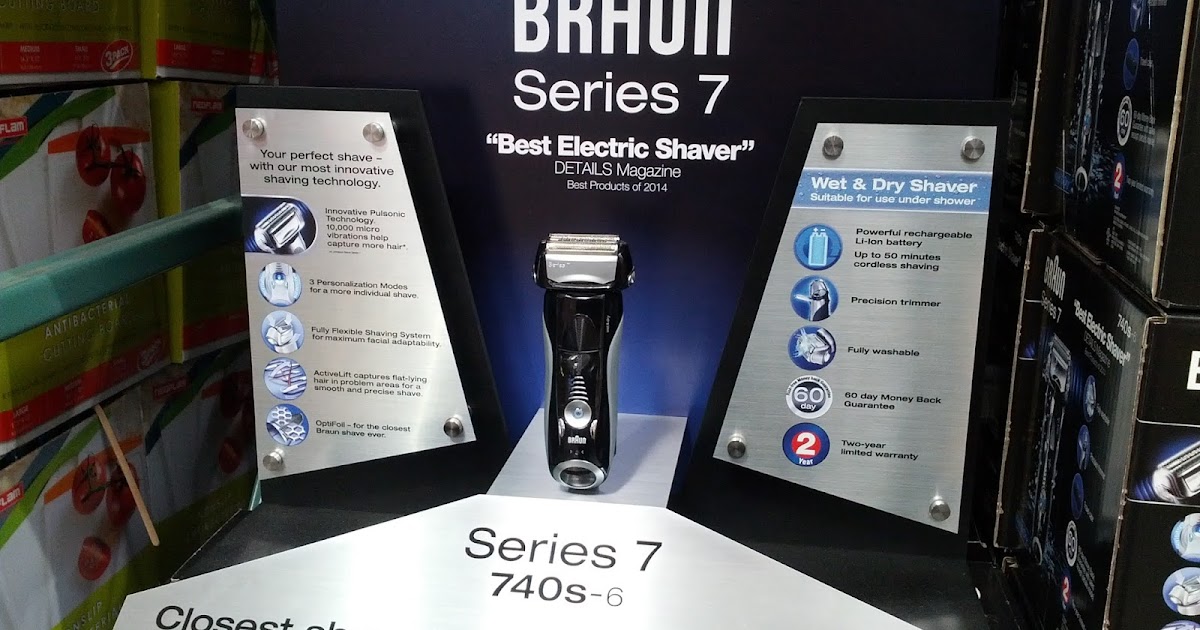 Braun Series 7 Electric Shaver 740s6 Costco Weekender