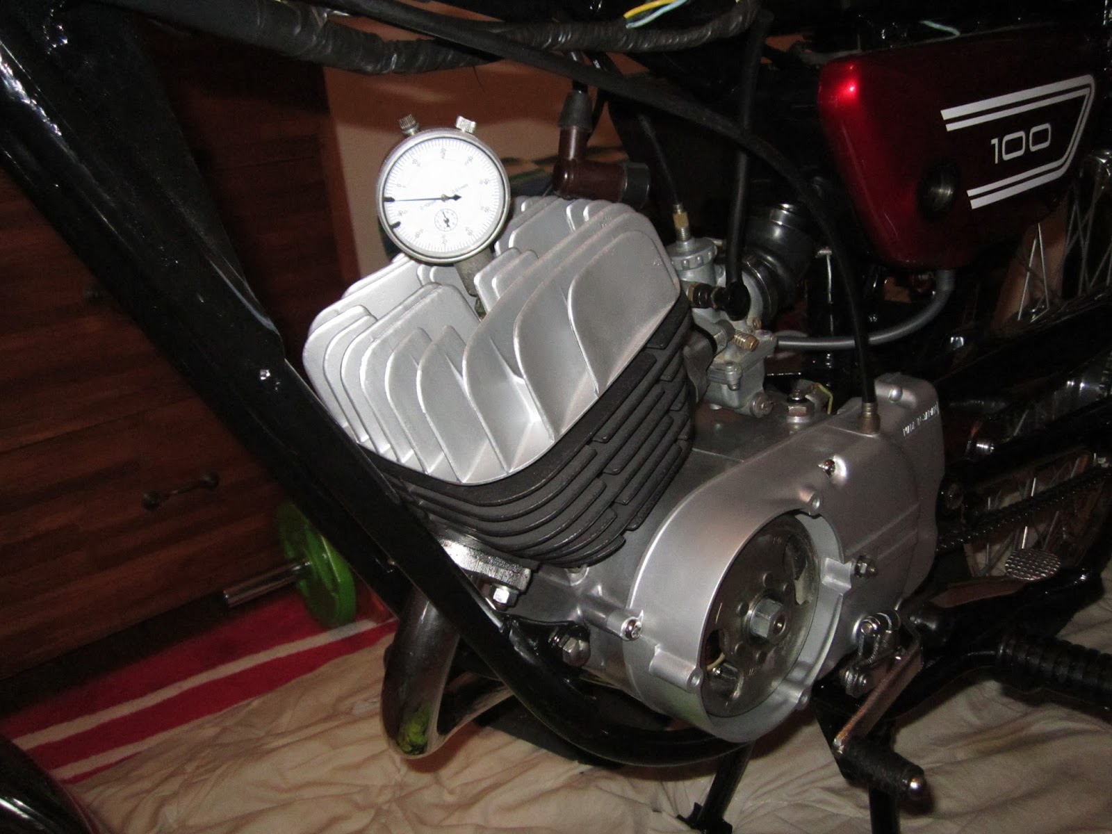 Restoration Yamaha LS3 1972 Ignition timing Yamaha two stroke