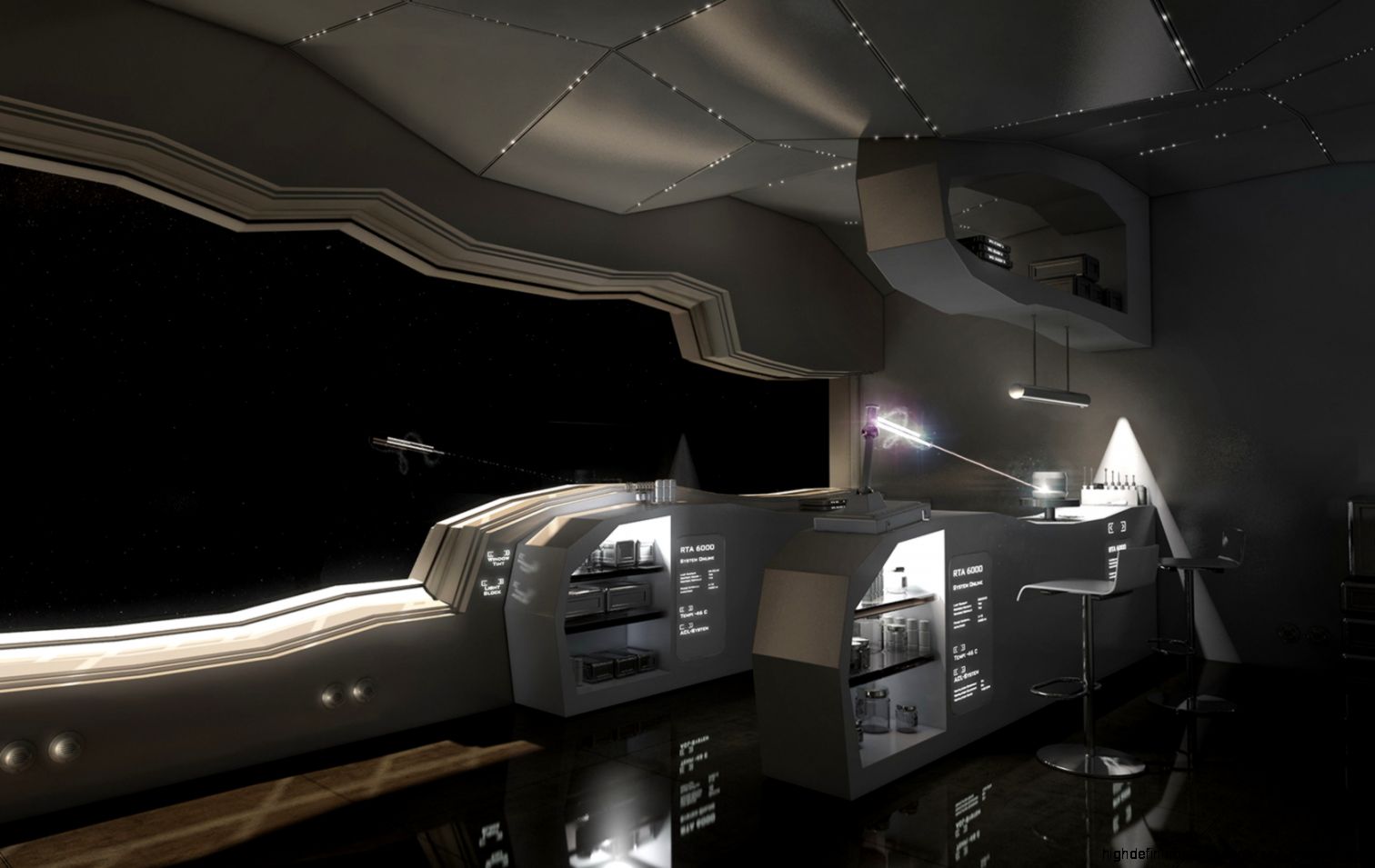 Dreamy Fantasy Futuristic Spaceships Artwork Wallpaper