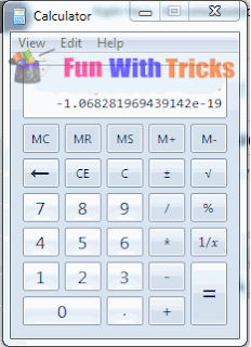 Windows calculator bug