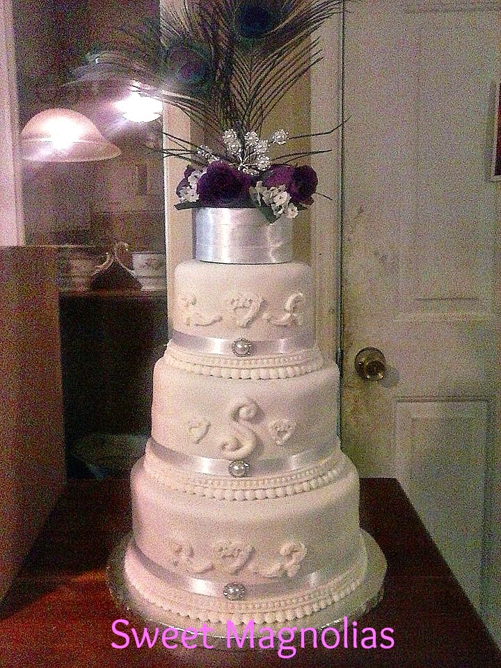 Sweet Magnolias Vow Renewal Cake