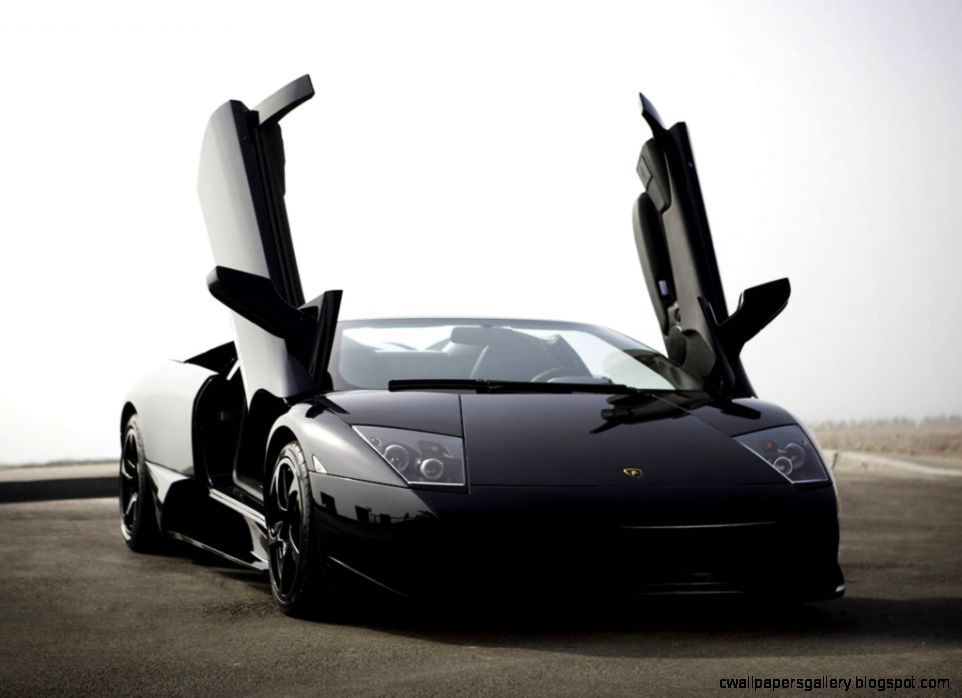 Black Lamborghini Murcielago