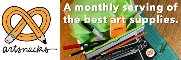 Artsnacks! - a monthly subscription for surprise art in the post!