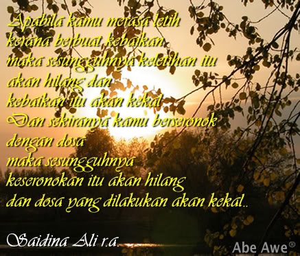 SHAH BLOG: Kata Saidina Ali