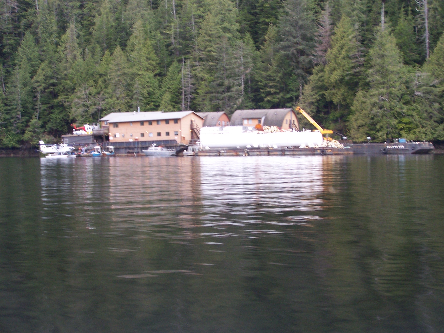 life on the inlet Heli logging