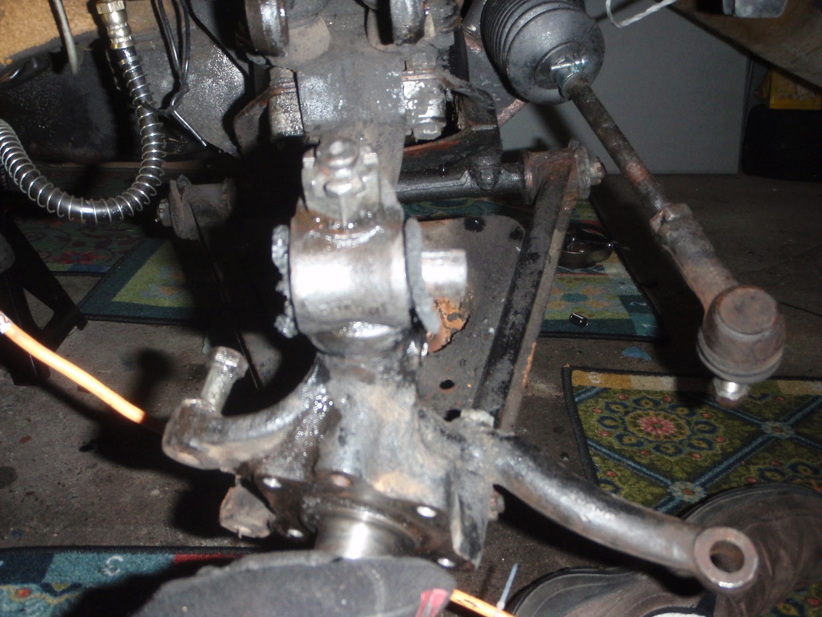 MGB in the Garage Fall 2012 MGB suspension, top frame