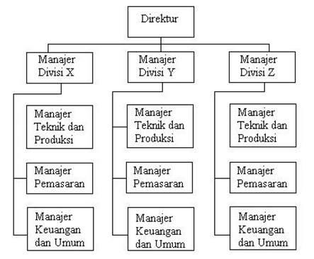 Macam macam bentuk struktur organisasi