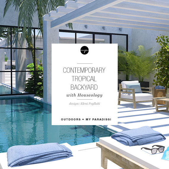 Contemporary tropical backyard with Houseology | My Paradissi