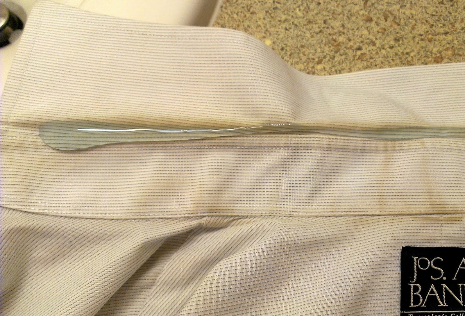 Sunshine and a Summer Breeze Tested How to clean a shirt collar