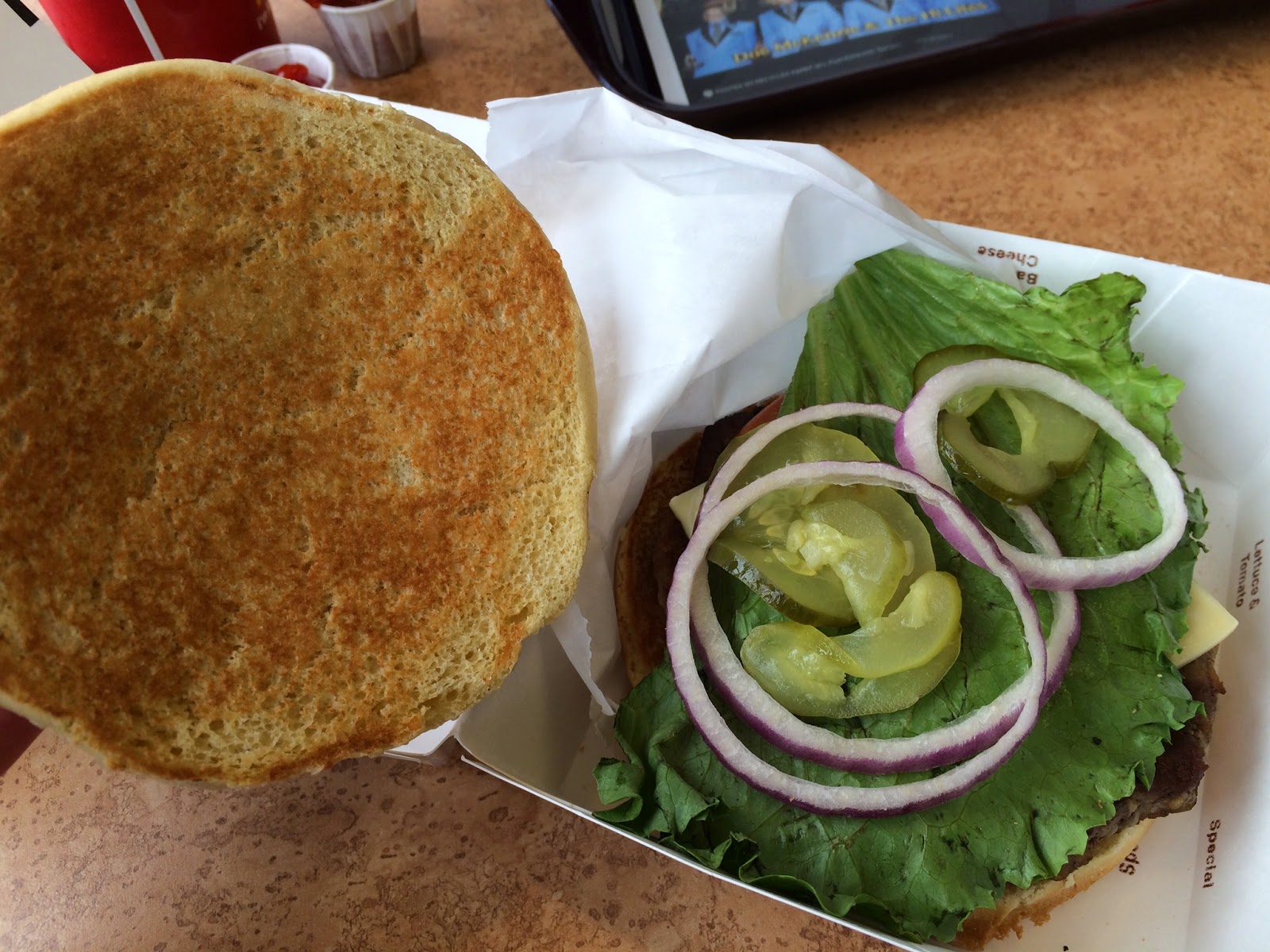 Sirloin Third Pound Burger "Lettuce & Tomato" From McDonald's / マクドナルドの