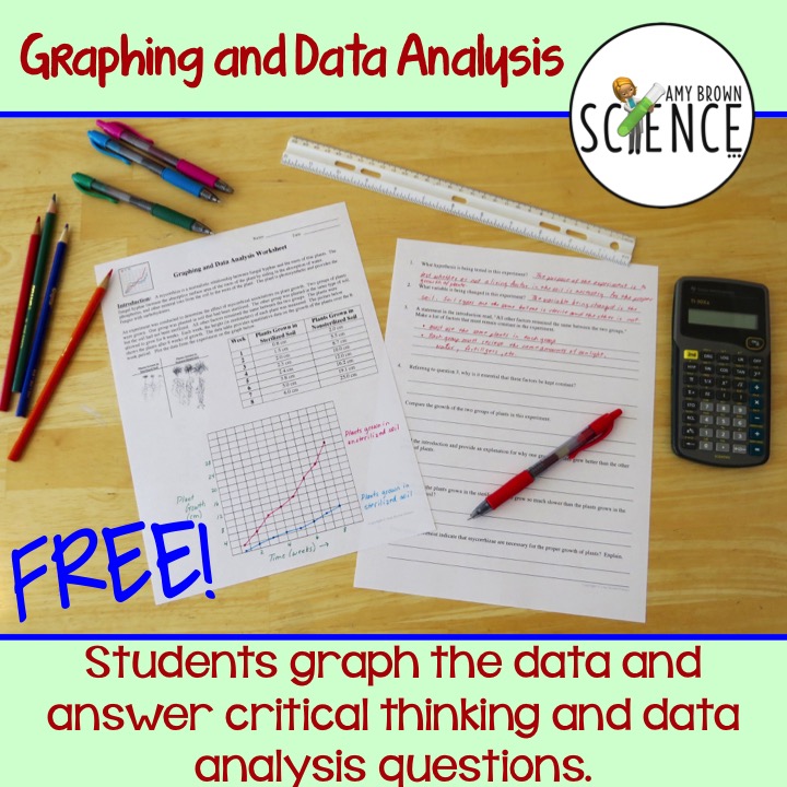 FREE Graphing Practice Practice and Data Analysis - Classroom Freebies