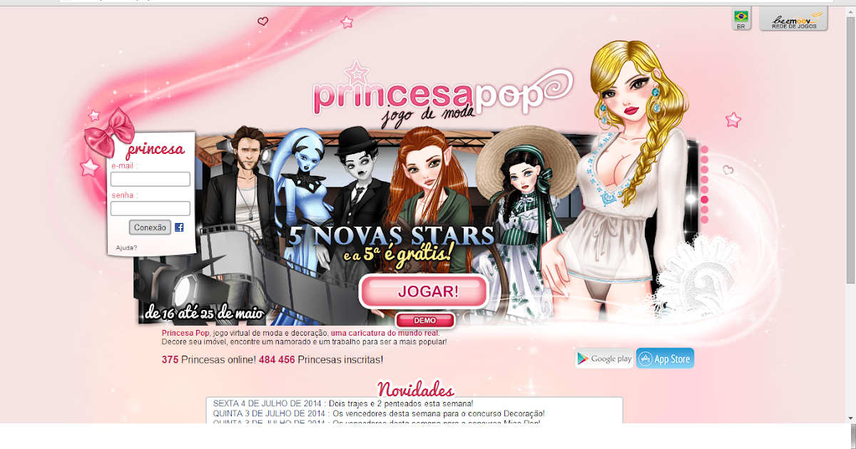 Jogos de moda princesa – Apps no Google Play