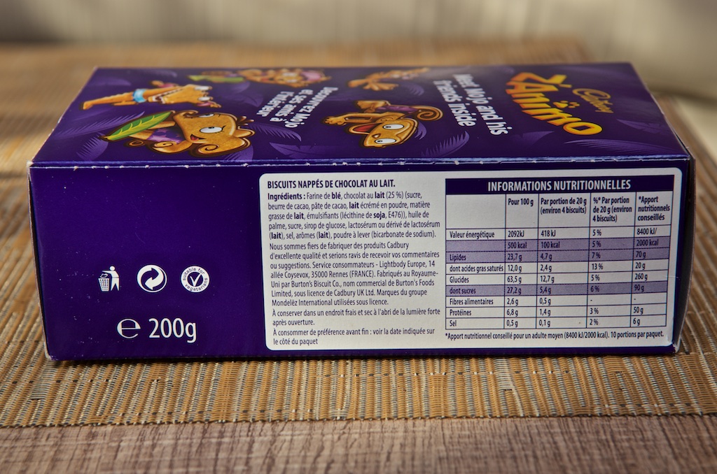 Z'Animo (200g) par Cadbury