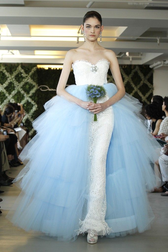 special wedding gowns TwoTone Dresses2013 wedding trend