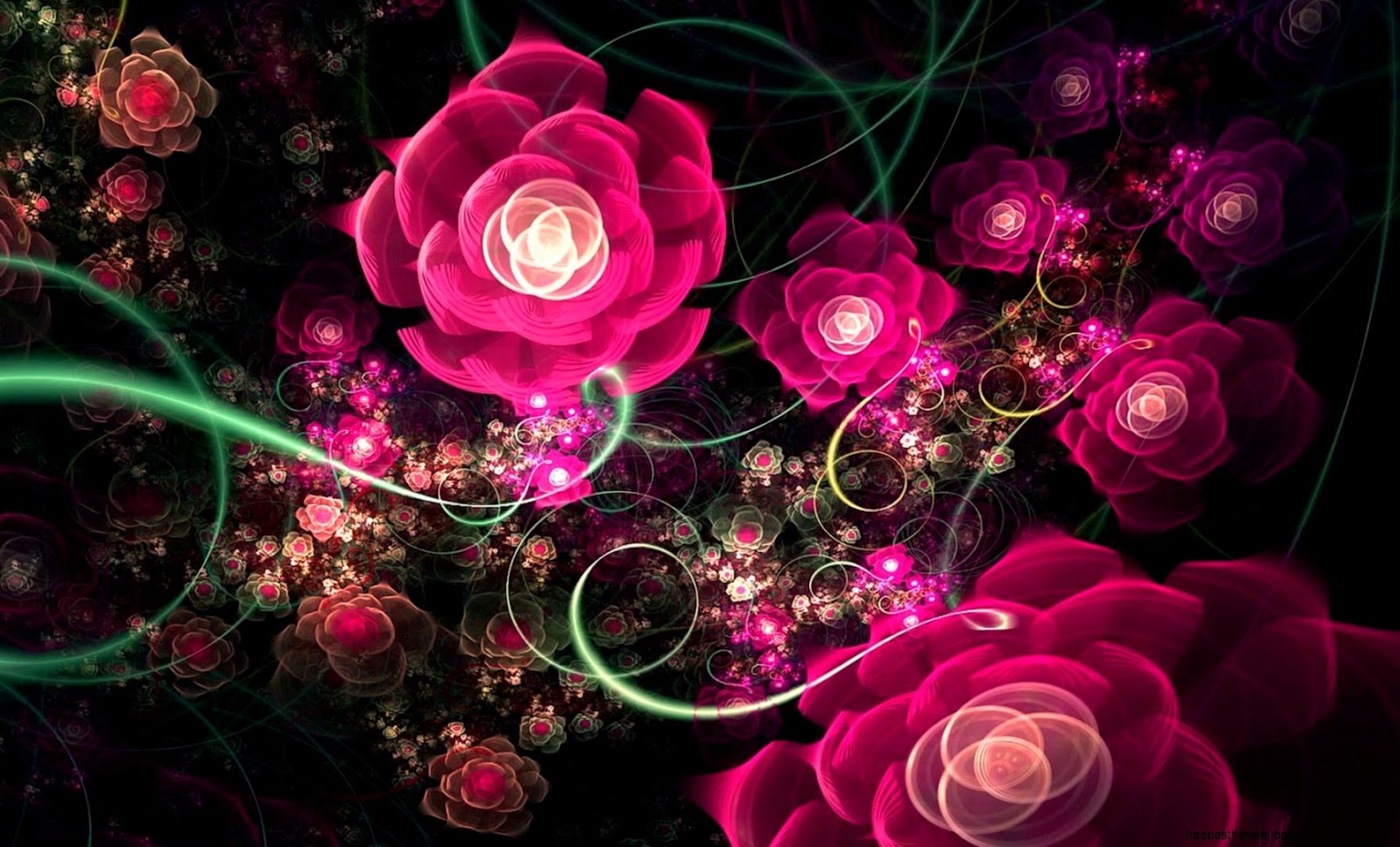 Fractal Flower Art Fractal Flower Art