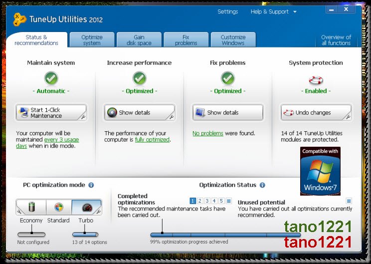 tune up utilities 2012 serials