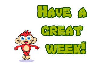 Great Week Monkey Scrap For Facebook