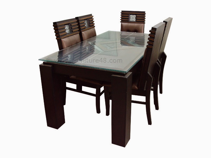 Best furniture market in Delhi Novelty "Diamond" Dining Table Set with 6 chairs