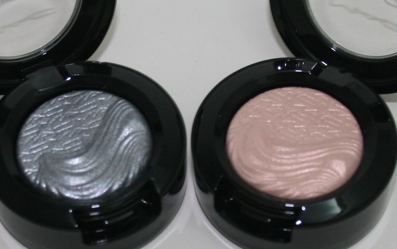 Mac Glamour Daze Eyeshadows in A Natural Flirt and Evening Grey