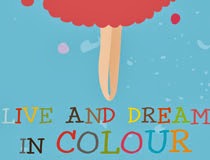fondo de escritorio gratis live and dream in colour