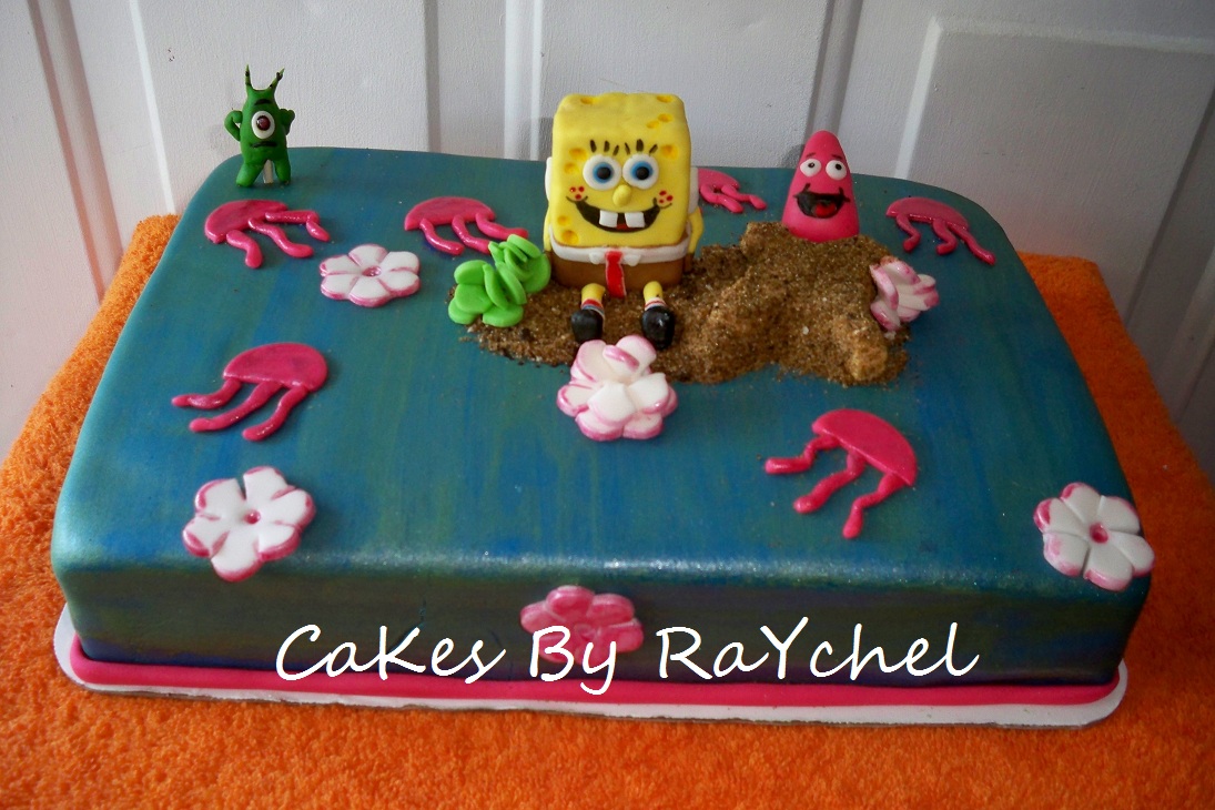 My Creative Way: Spongebob Squarepants Sheet Cake