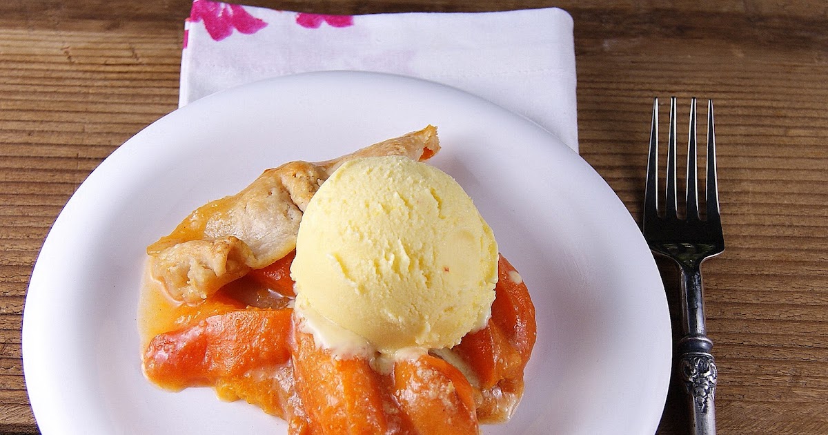 Patty's Food Spanish Saffron Olive Oil Ice Cream served with My