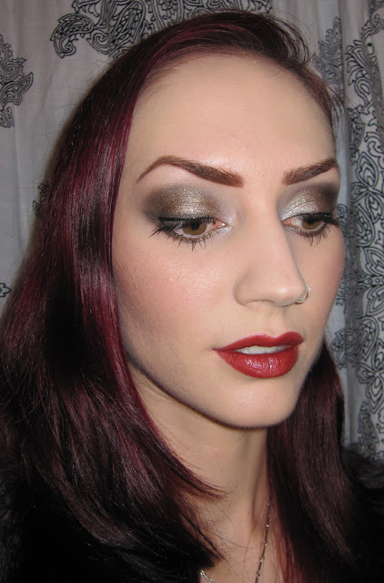 glitter is my crack silver champagne and brown eye eye rock designer liner