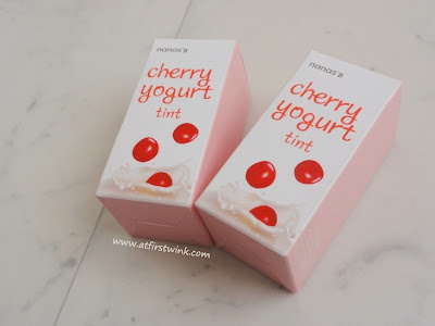 nanas' B Cherry Yogurt tints packaging