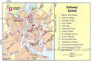 Galway Map Regional City of Ireland. Galway or Burghal of Galway (Cathair na . galway map regional city