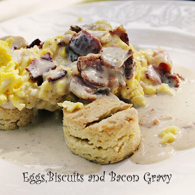 Simply Gourmet Bacon Gravy and Biscuits